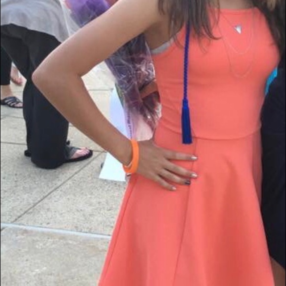 Peach dress. Worn once.